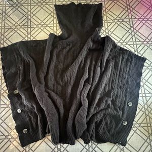 Cowl Neck Black Sweater